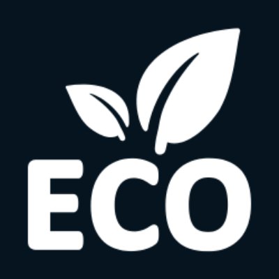 Leaf icon above the word ECO.