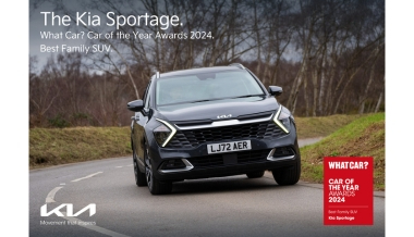 2024 WHAT CAR? AWARDS Kia Sportage: ‘Best Family SUV’