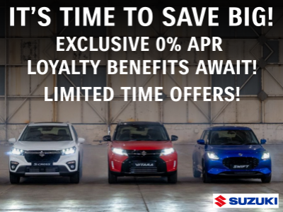Unmissable Suzuki Offers: 0% APR Plus Up to £2,000 Loyalty Savings on Swift, Vitara, and S-Cross