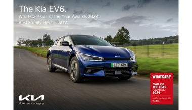 2024 WHAT CAR? AWARDS Kia EV6: ‘Best Family Electric SUV’